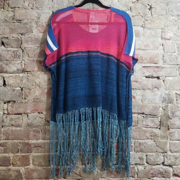 NEW FREE PEOPLE SUNSET FRINGE SWEATER Size XS - Picture 6 of 9